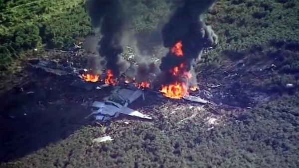 Al menos 16 muertos al estrellarse un avión militar en Mississippi
