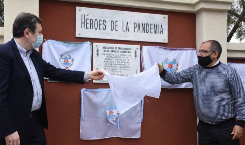 Zamora resaltó el esfuerzo de los trabajadores de la salud
