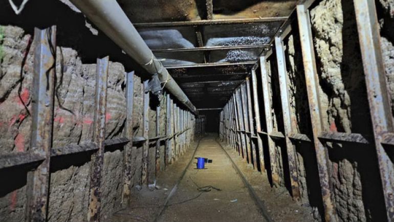 Hallan un ‘narcotúnel‘ en la frontera de México y Estados Unidos