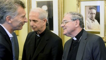 Macri se reúne con la iglesia en medio de la preocupación por la situación social