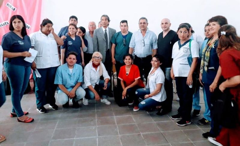 Intendente José Vittar con Programa Provincial Mis Primeros 1.700 días y Hospital Zonal de Campo Gallo.