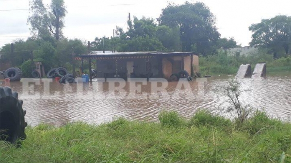 La lluvia golpeó fuerte al interior provincial