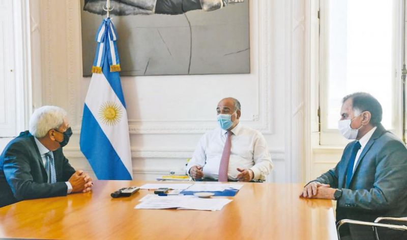El jefe de Gabinete se reunió con el senador santiagueño Neder