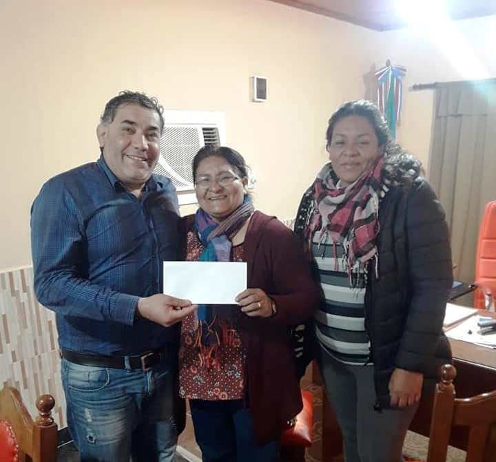 La municipalidad pampeña entregó subsidio a Iglesia evengelica