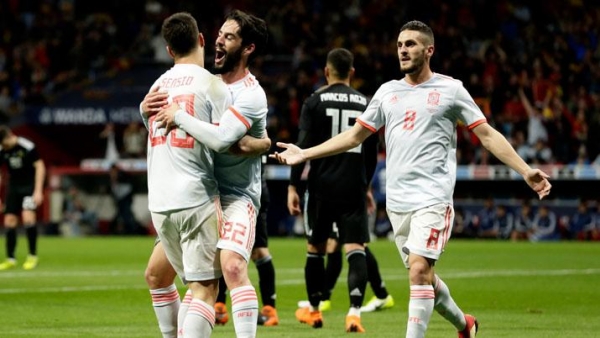 Histórica goleada de España sobre Argentina por 6 a 1
