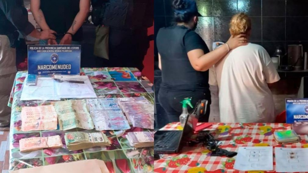 Detuvieron a nueve personas, secuestraron droga y más de 500.000 pesos en Monte Quemado