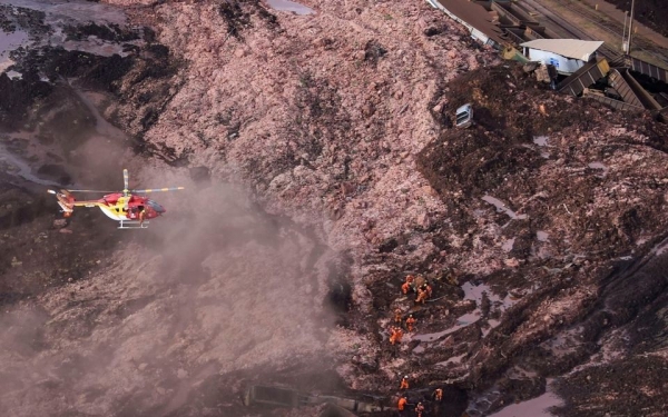 Impactante video de la avalancha en Brasil que dejó 50 muertos y 300 desaparecidos