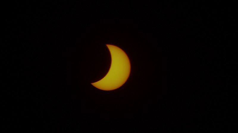 Deslumbrante: así se vio el eclipse solar desde Santiago del Estero