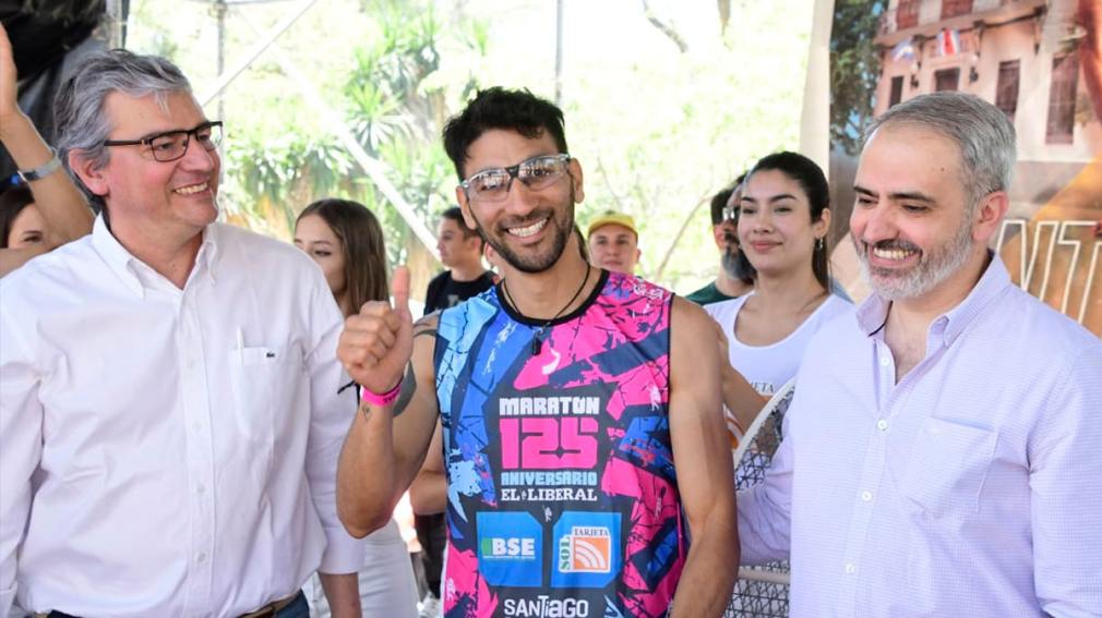 Diego Atia, el flamante ganador de los $1.5 millones del Maratón 125° Aniversario de El Liberal