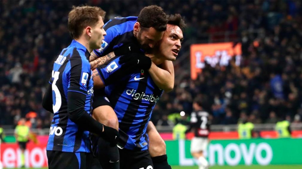 Lautaro Martínez le dio el triunfo al Inter ante el Milan en el Derby della Madonnina