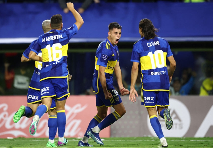 El juvenil Anselmino salvó a Boca con un certero cabezazo