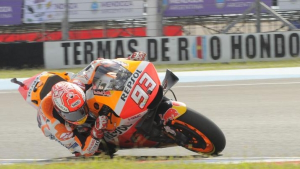 Marc Márquez se quedó con la pole en Las Termas