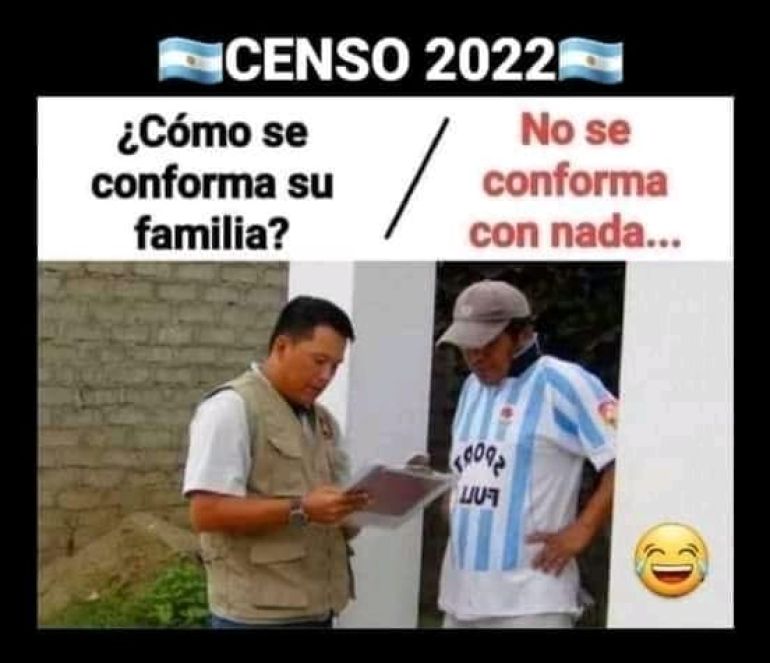 Los memes más divertidos del Censo 2022