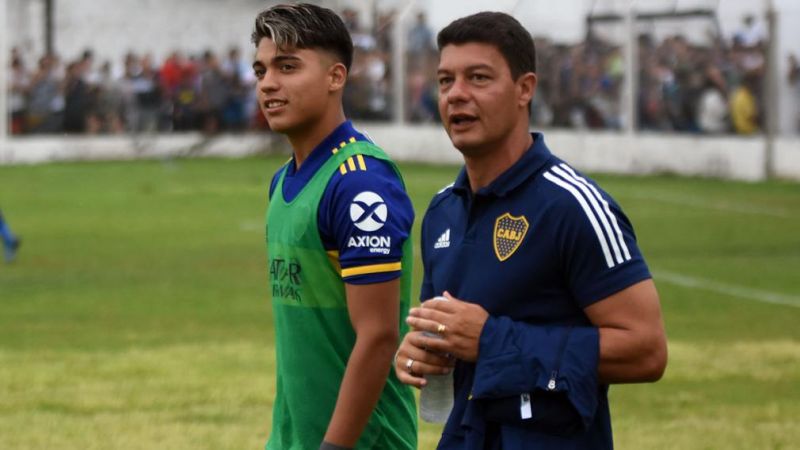 Sebastián Battaglia habló de Exequiel Zeballos: "Tiene un futuro enorme"
