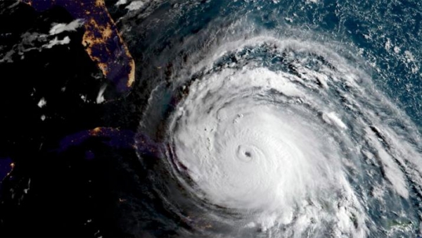 Todo el recorrido del arrasador paso del huracán Irma en 30 segundos