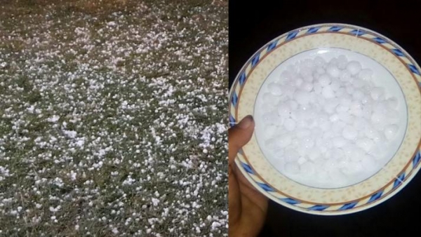 Las fotos y videos del temporal de lluvia y granizo que azotó Santiago