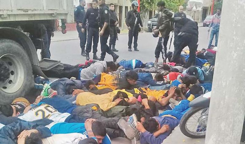 VIDEO | Sepultaron a Pintos y más de treinta de “dolientes” acabaron presos