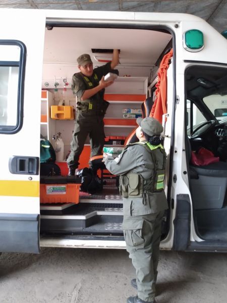 Transportaban más de 300 kilos de marihuana en una ambulancia