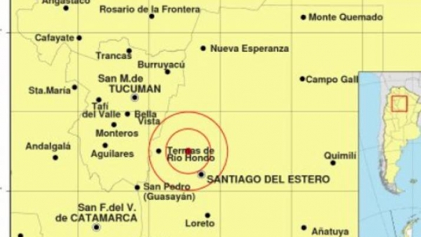 Un temblor se registró por la madrugada en Santiago