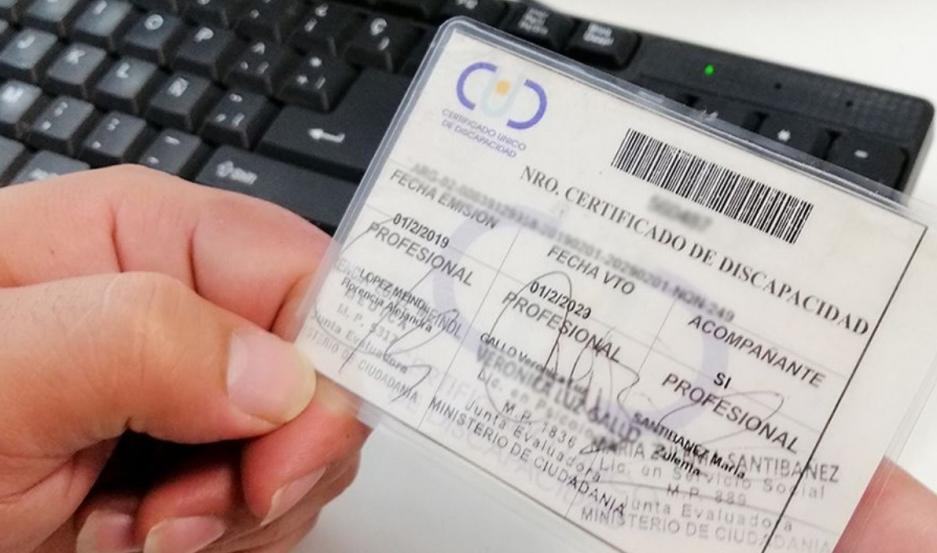 ATENCIÓN | Extienden por un año el vencimiento de los certificados de discapacidad