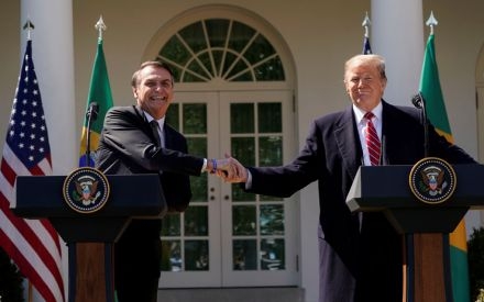 Trump y Bolsonaro estrechan lazos en la Casa Blanca