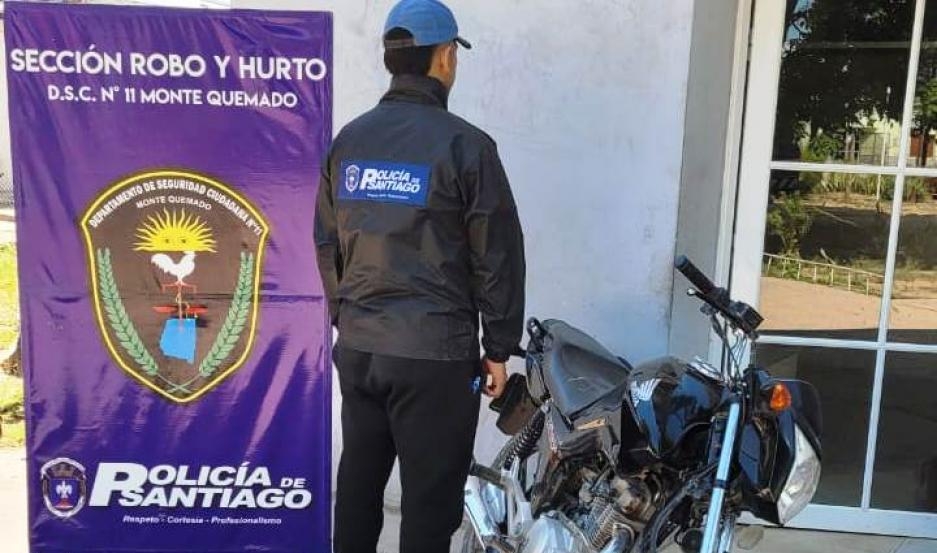 Vecina del interior denunció el robo de su motocicleta: la hallaron a 90 kilómetros de su domicilio