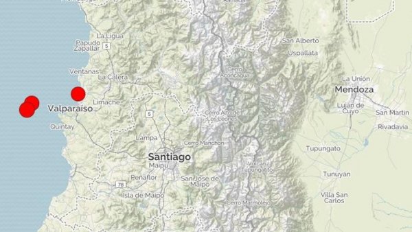 Un sismo de 6,7 grados sacudió la zona central de Chile
