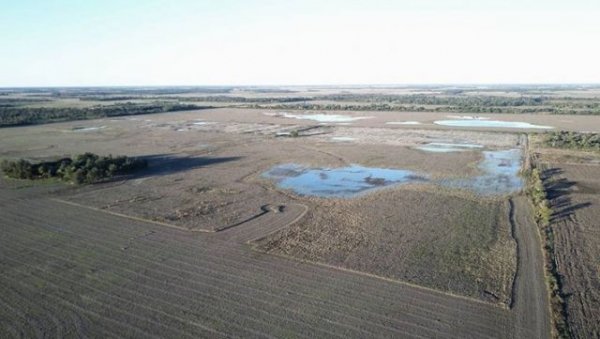 El clima pone en riesgo lo que resta cosechar de soja en el Chaco