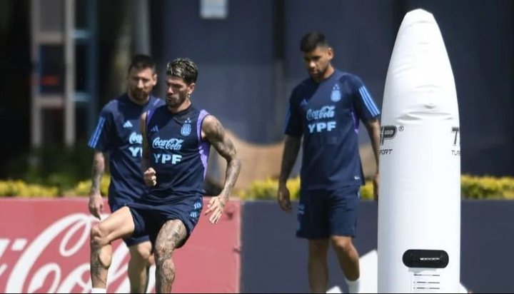 La Selección argentina inicia la preparación para enfrentar a Uruguay y Brasil con Messi a la cabeza