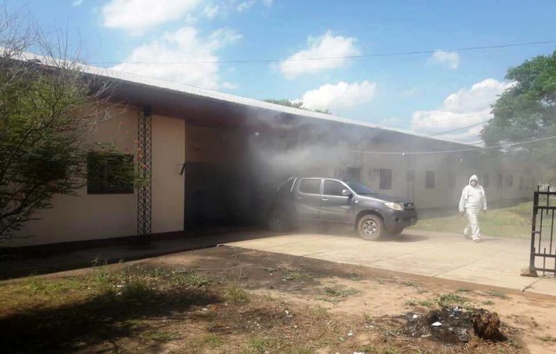 Realizaron fumigación en Pampa de los Guanacos