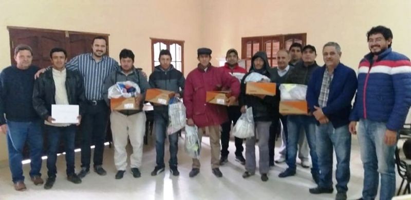 Entrega de certificados del curso “Higiene y Seguridad en la actividad Forestoindustrial”