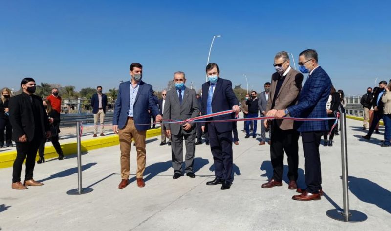 El gobernador Zamora inauguró una nueva vía de acceso a Las Termas