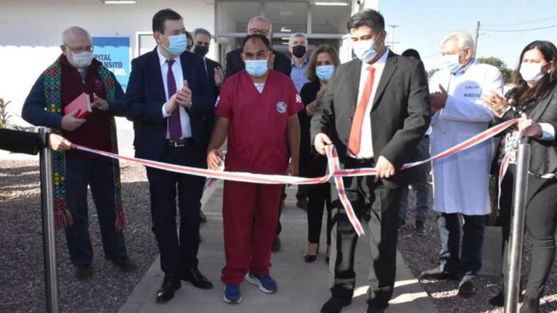Zamora inauguró obras en el hospital de tránsito de San José del Boquerón
