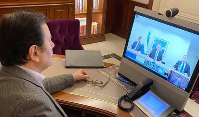Gerardo Zamora dialoga con el presidente mediante videoconferencia