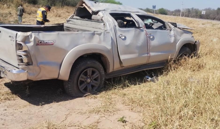 Una mujer perdió la vida tras violento vuelco en la ruta 16