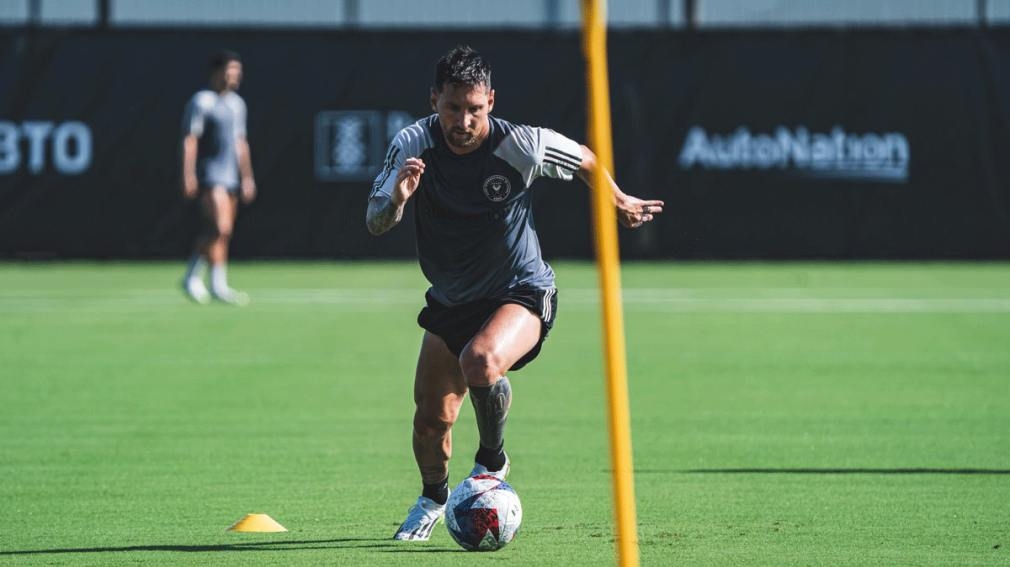 Messi entrenó a puertas abiertas en Inter Miami pensando en su debut