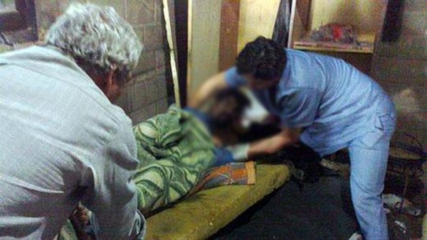 Comisionado rescató a un abuelo en total estado de abandono