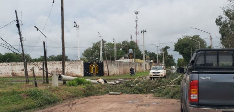 CHACO. Fuerte temporal azotó a Pampa del Infierno