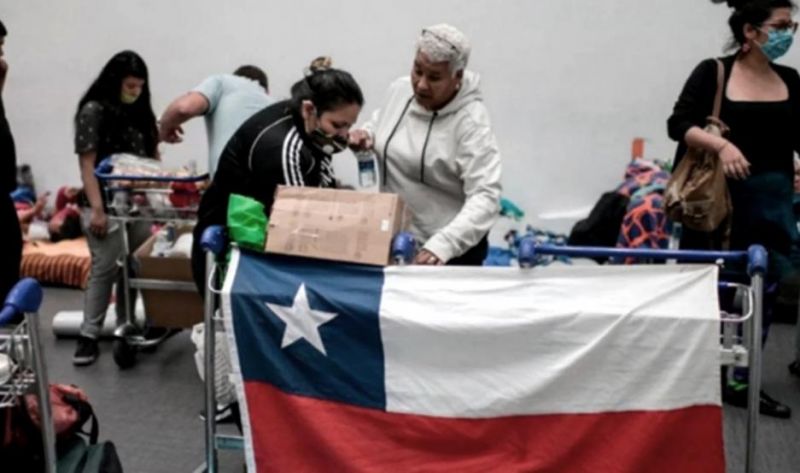 Ordenan la cuarentena total para Santiago de Chile