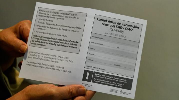 Así es el nuevo Carnet Único de Vacunación contra el Sars Cov 2