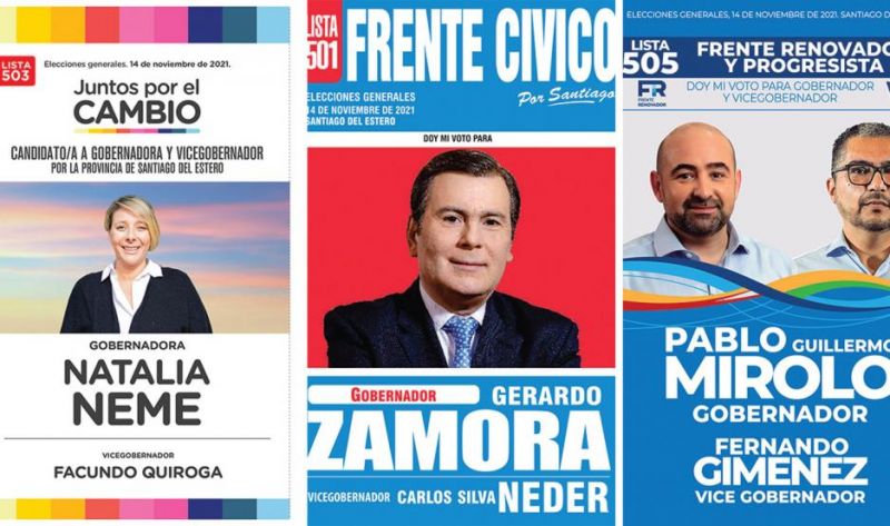 Son nueve las fórmulas para gobernador y vice que competirán este domingo