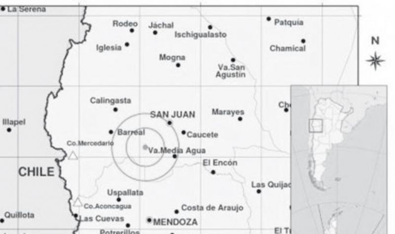 Terremoto en San Juan sacudió también Santiago