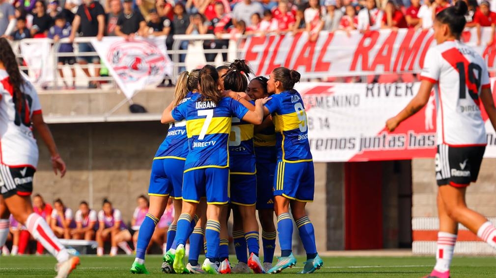 Boca venció a River y festejó en el Superclásico femenino