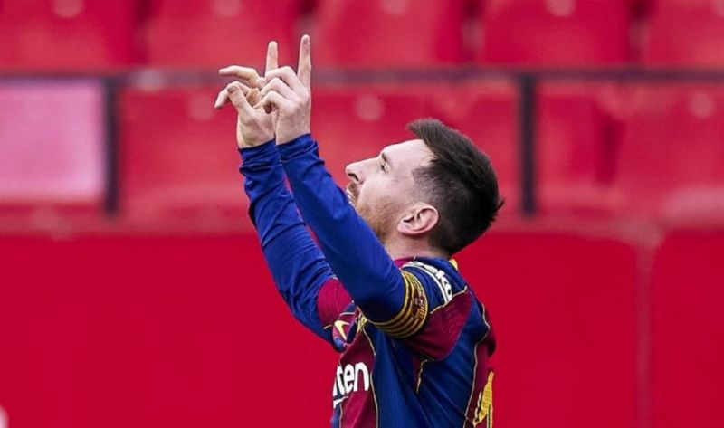 Con gol y asistencia de Messi, Barcelona le ganó a Sevilla y quedó a dos de la punta