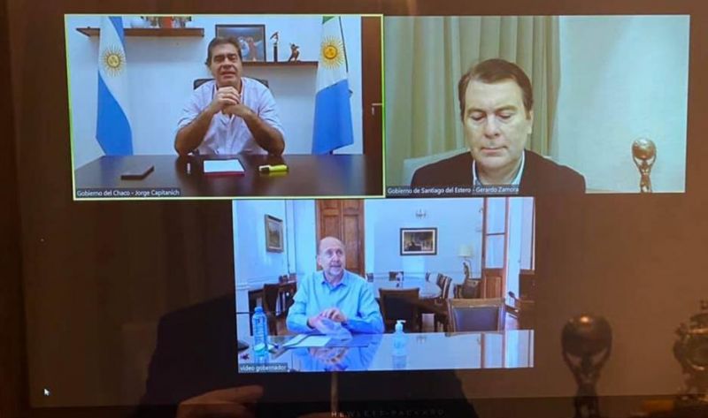 El gobernador Zamora dialogó sobre el sector algodonero con sus pares de Chaco y Santa Fe