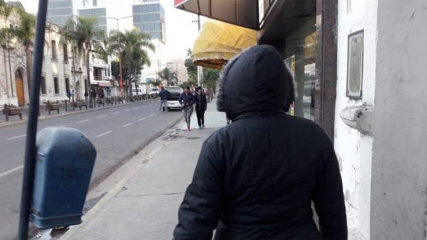 Otro amanecer helado en Santiago con 3,2 grados bajo cero