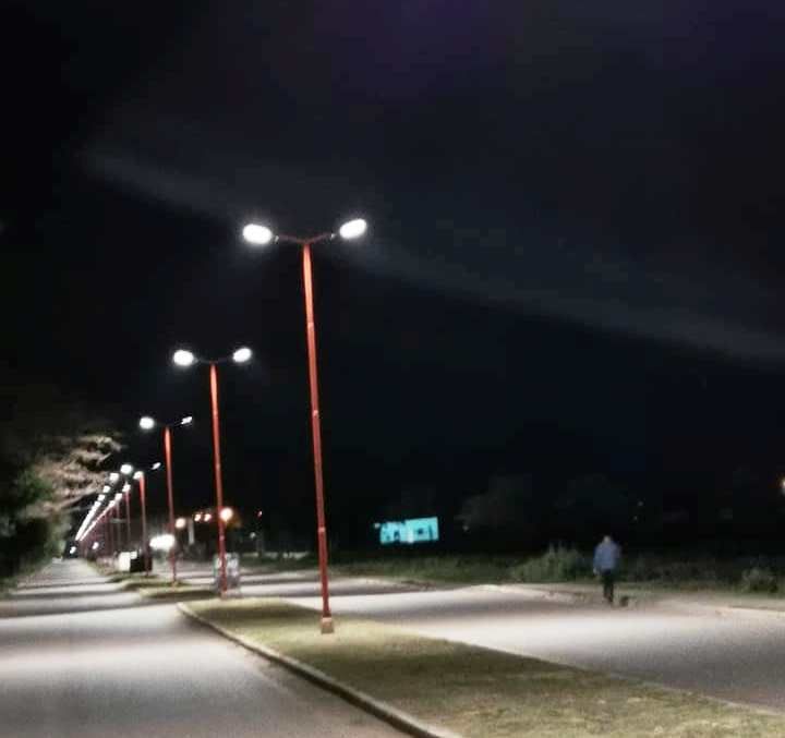 Habilitaron la iluminación LED de Avda Gral Paz en Pampa de los Guanacos.