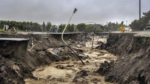 Decretaron el estado de catástrofe para Comodoro Rivadavia.