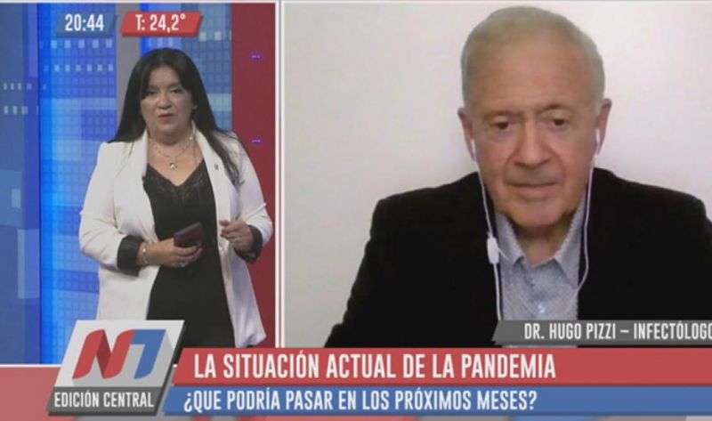 Para el infectólogo Hugo Pizzi, la Argentina podría alcanzar el “efecto rebaño” en el mes de agosto