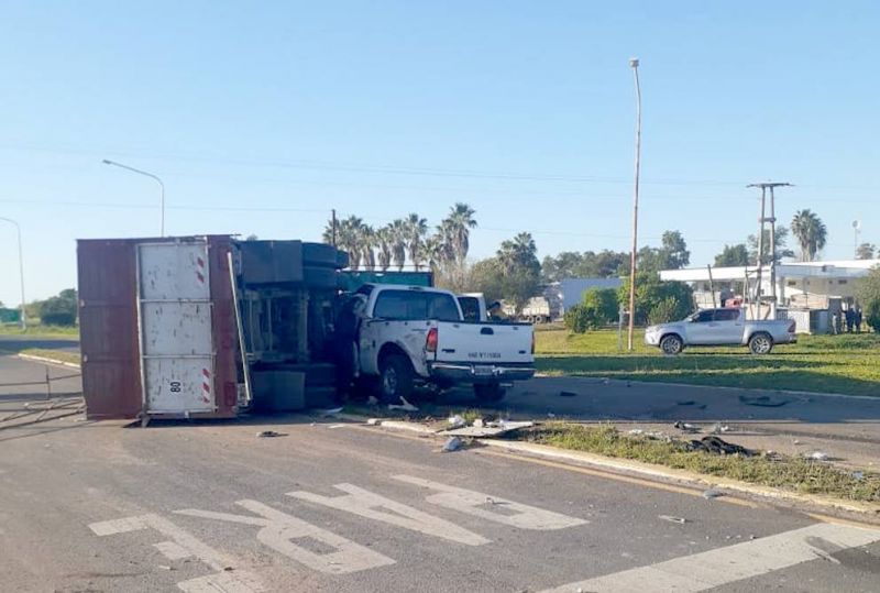 Tremendo accidente en el cruce de rutas 89 y 6: se salvó de milagro
